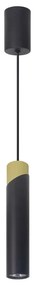 Csillár zsinóron NEO 1xGU10/8W/230V fekete/arany