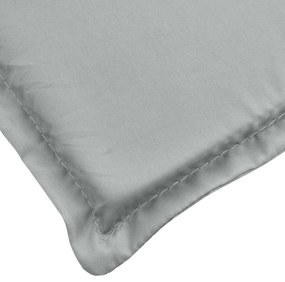 2 db világosszürke szövet magas háttámlájú székpárna 120x50x5cm