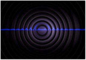 Poszterek 100x70 Zenés hullám