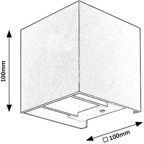 Rabalux 7397 - Kültéri fali lámpa SOLIN 1xG9/42W/230V IP54 fehér