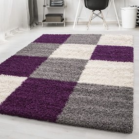 Lila-szürke szőnyeg 80x150 cm Life – Ayyildiz Carpets