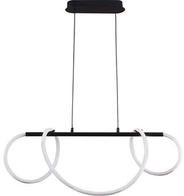 LED Csillár zsinóron EMMA LED/38W/230V fekete