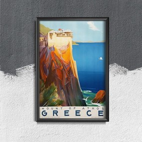 Plakát poszter Plakát poszter Mount Athos Görögország