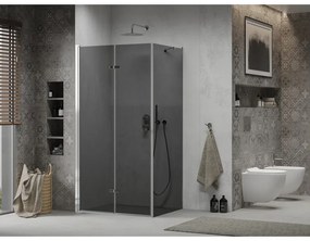 Mexen Lima zuhanykabin 70x120cm, 6mm üveg, króm profil-szürke üveg, 856-070-120-01-40