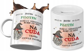 Pilóta Bögre Ajándék persely szett fényképes nyomtatással