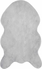 vidaXL Csúszásgátló Műnyúl Szőnyeg Olite Szürke 50 x 80 cm Poliészter