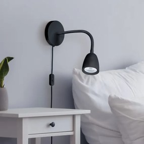 Solight WO54-B - LED Dimmelhető fali kislámpa LED/4W/230V fekete