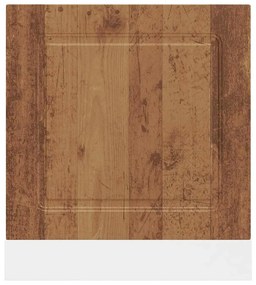 mosogatógép panel Kalmar régi fa 60x1,5x67 cm gépesített fa