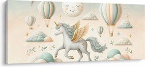 Kép - Boldog egyszarvú (120x50 cm)