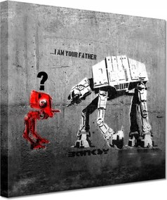 Festmények 20x20 Banksy I am your father