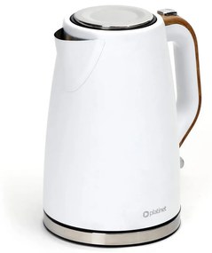 Vízforraló 1,7 l 2400W/230V rozsdamentes acél/fehér