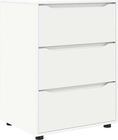vidaXL Tárolószekrény Fehér 60 x 48 x 81 cm Faanyag