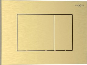 Mexen Tex 02 öblítő gomb, arany szálcsiszolt - 6102-11