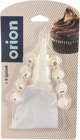 Cukrászati díszítő eszköz szett, tartozékok száma 9 db – Orion