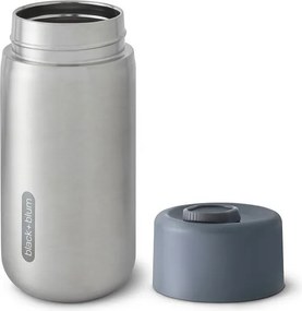 Ezüstszínű rozsdamentes acél termobögre 340 ml – Black + Blum