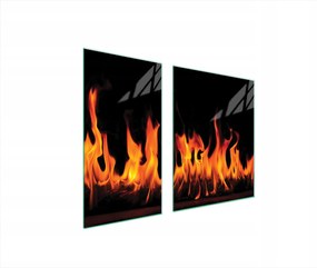 Üveg Tűzhelyvédő Főzőlap 90x52 Tűz Edzett Üveg