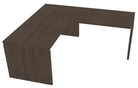 Verno ergonomikus asztal 180 x 200 cm, jobb, antracit tölgy