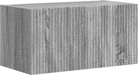 vidaXL TV Fali Szekrény Szürke Sonoma 60 x 31 x 29.5 cm Faanyag