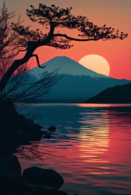 Poszter 61x90,5cm Hegy este