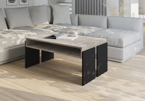 Dohányzóasztal Ramea (platinum grange tölgy + fekete). 1055236