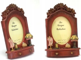 Álló képkeret Női WC-ülőke utánzattal 6x9cm