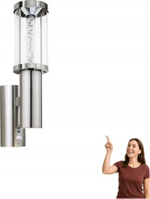 Kültéri fali lámpa Trono Stick 94128 érzékelővel Eglo