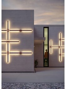 Redo 90624 -LED Kültéri fali lámpa REFLEXA LED/24W/230V 3000K IP54 barna