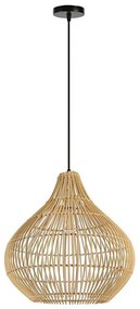 Immax 08257L - Csillár zsinóron PELO 1xE27/40W/230V átm. 40 cm rattan