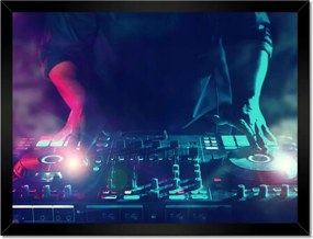 Poszterek keretben 40x30 Dj z-edm-dance-mixer