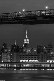 Poszter 20x30cm Esti panoráma Alsó-Manhattan 2, Assaf Fran