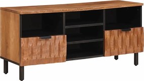 vidaXL TV szekrény Akácbarna felület 100 x 33 x 46 cm Tömör Mangófát