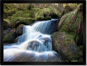 Poszterek keretben 40x30 Hegyi zuhatag