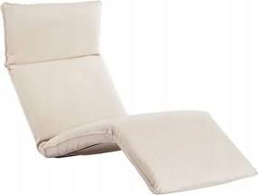 Oxford szövettel borított Összecsukható Napozóágy, krémszínű