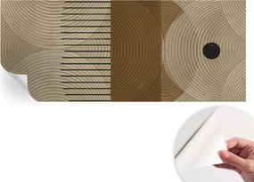 Öntapadós tapéta Fali furnér 3D hatás Harmónia geometria 250x104 cm