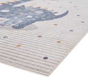 Kék-világosszürke gyerek szőnyeg 120x170 cm Vida Kids Dinosaur – Think Rugs