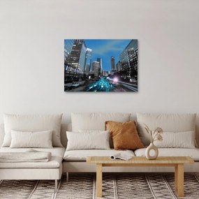 Éjszakai város képe (70x50 cm)