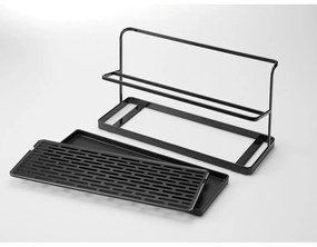 Fekete fém palackszárító Tower – YAMAZAKI