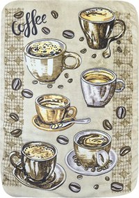 Mikroszálas kendő 40x60cm Kávé cappuccino barna