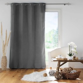 Antracitszürke hangszigetelő függöny 140x260 cm Jupiter – douceur d'intérieur