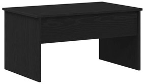 Fekete tölgy Kávézóasztal - 80 x 50.5 x 41.5 cm