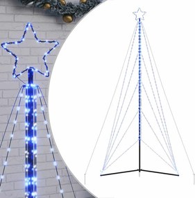vidaXL kék LED karácsonyfa 615 LED 404,5 cm