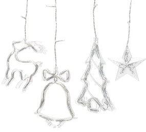 Aigostar - LED RGBY kültéri karácsonyi fényfüzér 120xLED/6W/230V/8 funkciós 3x0,6m IP44 + távirányító