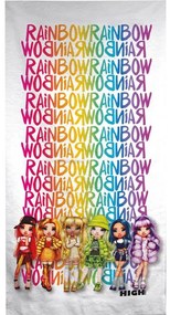 Rainbow High Spark fürdőlepedő, strand törölköző 70x140cm (Fast Dry)