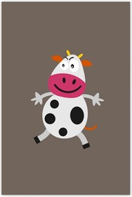 Poszterek 80x120 Vidám tehén