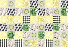 Fotótapéta Virágos kaleidoszkóp Geometria Vinyl absztrakt 416x254 +ragasztó