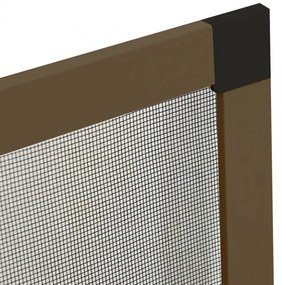 barna ablakszúnyogháló 100x120 cm
