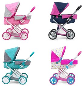 Játék babakocsi babáknak Milly Mally Alice Prestige Navy