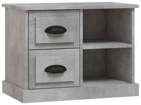 Betonszürke éjjeliszekrény 60x35,5x45 cm