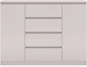 SIMPLE Komoda 140 2D4S kaszmir/kaszmir