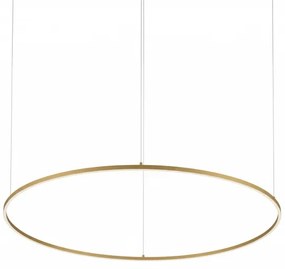 Ideal Lux - ORACLE SLIM LED kábeles csillár 83W/230V 3000K, átm. 150 cm, arany